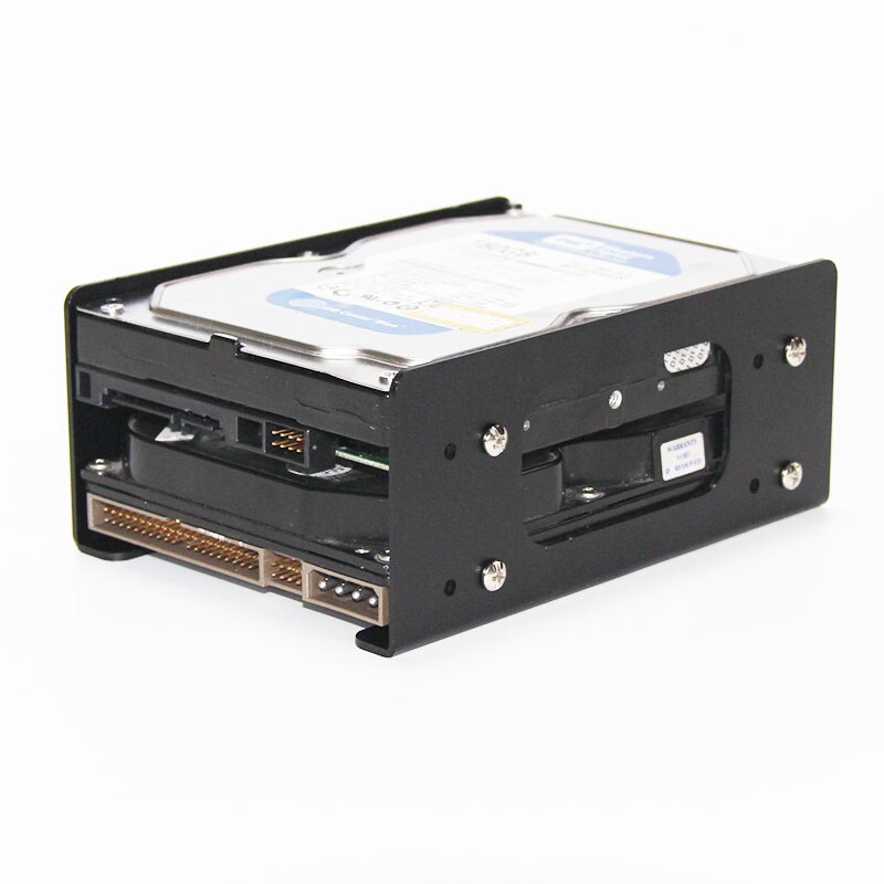 Aluminium 3,5 HDD Festplattenhalterung DIY Festplattenbox Festplatten-Erweiterungsgestell Chassis-Zubehör