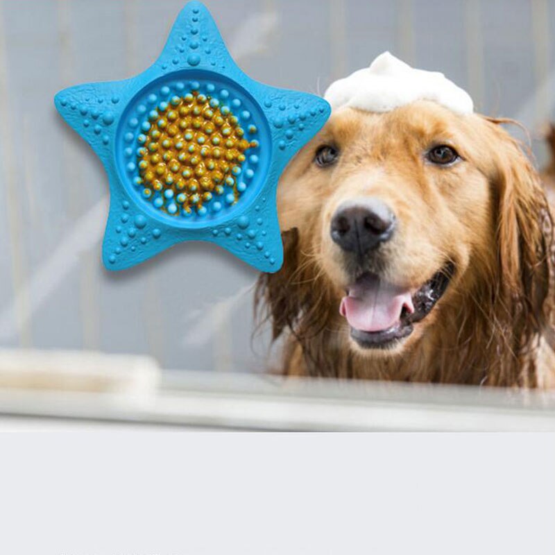 Indukcja robić kąpania psa karma dla psa miska na karmę silikonowa karma dla psa lizać Podkładka miska dla psa mata dozująca