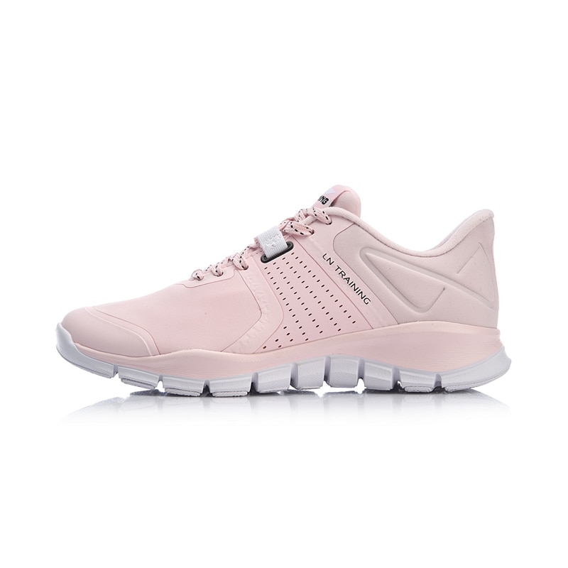 Li-ning-zapatos de entrenamiento flexibles para mujer, zapatillas deportivas ligeras, transpirables, con forro superior dividido, 24H, AFHP002: 5