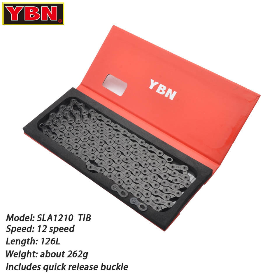 YBN-cadena para bicicleta de montaña, 8/9/10/1/12 velocidades, compatible con SRAM SHIMANO, sin empaquetar