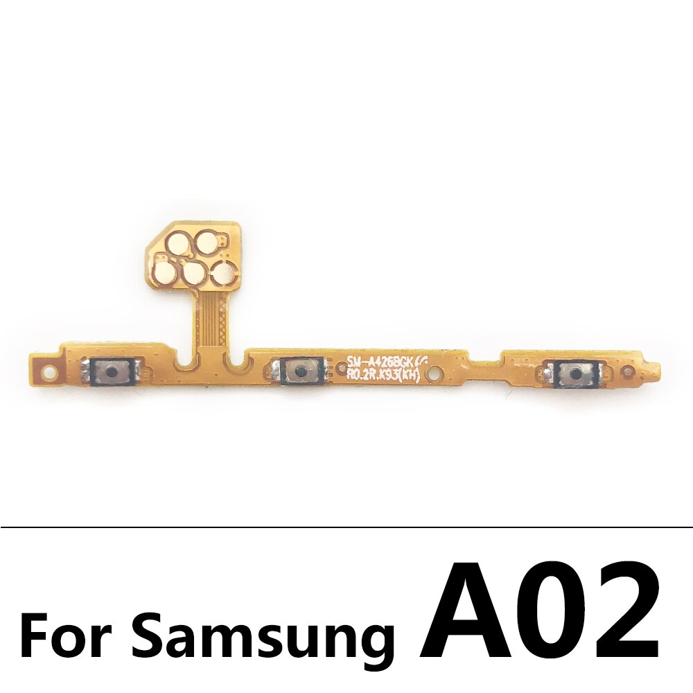 Power On Off Volume Zijknop Key Flex Kabel Voor Samsung Galaxy A02 A02S A12 A9 A920F A32 A42 a52 A72 A03s A03 Core 4G 5G: A02