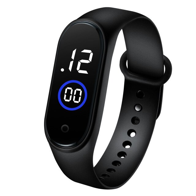 reloj deportivo Simple para hombres y mujeres, reloj Digital LED de , reloj electrónico de silicona, reloj de pareja, reloj para hombre: Bronce