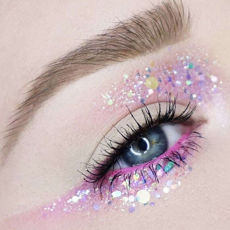 12 farger ødu paljett glitter sminke negle dekorasjon glitter 3d flak festlig festdekorasjon til negler ødu glitter dekorasjon