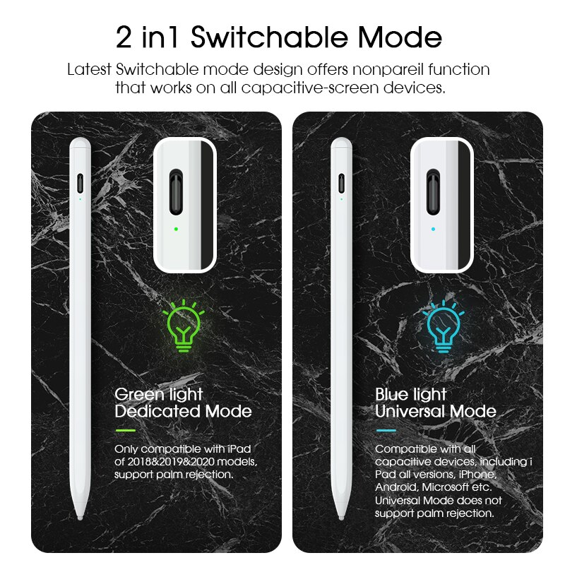 Apple pencil 1 2 voor ipad pro 11 12.9 ipad accessoires stylus pen voor ipad air mini ipad pencil funda de lápiz apple 애플펜슬 стилу