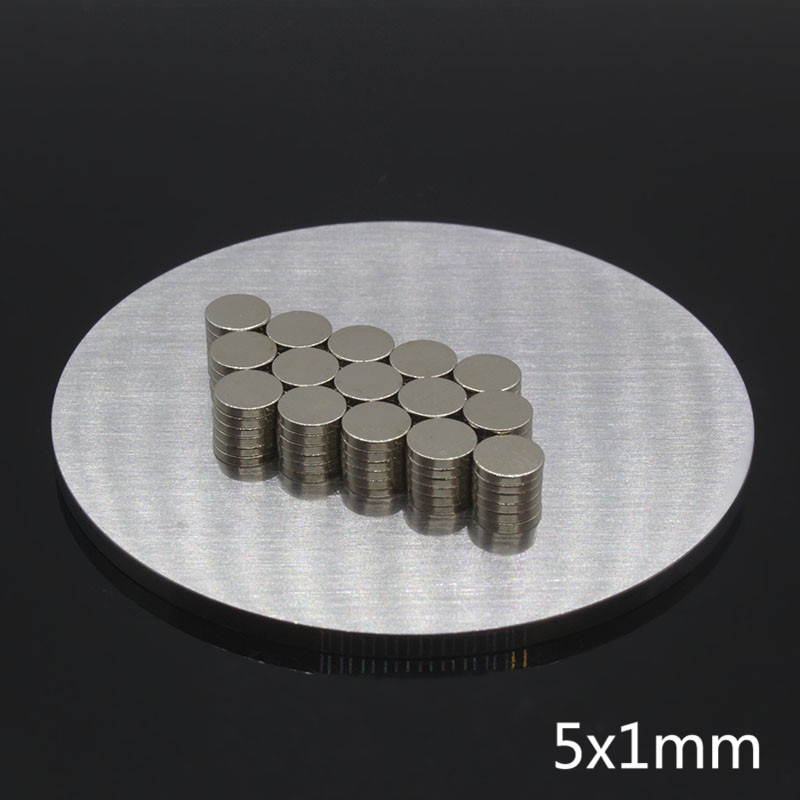 200 pcs Lot Small Neodymium Magnets Thin Disk N35 Craft Refrigerator Diy Rare Earth Magnetic Materials 5 mm Diameter x 1 mm