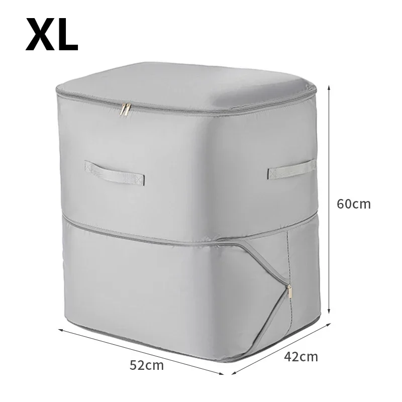Sac de rangement à Compression anti-poussière, sac de rangement de grande capacité, résistant à l'humidité pour vêtements, couette, sac mobile, organisateur d'auto-Compression: Bourgogne