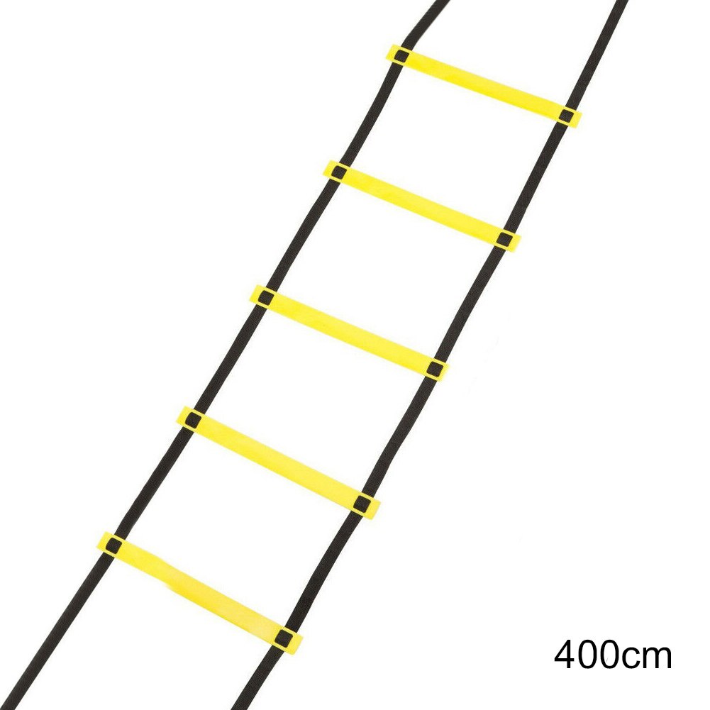 6-12 Rung 3-6m Nylon Strap Agility Speed Power Training Ladder Soccer Fitness Exercise Rope Football Speed Ladder Training Stair: 4m