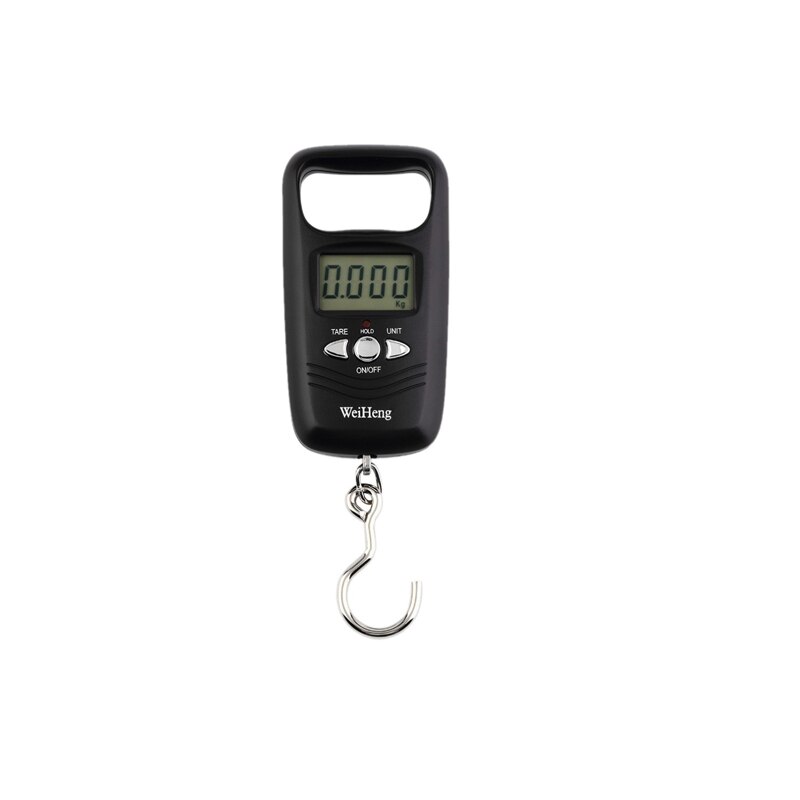Balanza Digital con gancho LCD de 50kg de doble precisión, Mini equipaje de pesca portátil, bolsillo, balanza electrónica de mano