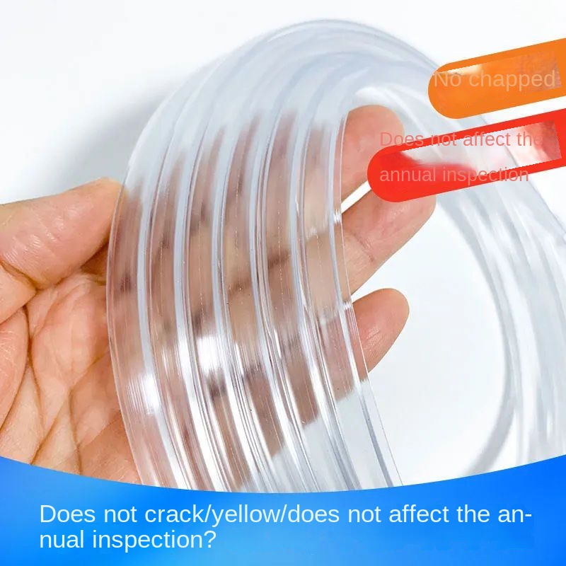 5M Car Anti-collision Strip U Type Universal Anti-collision Strip Door Edge Transparent Invisible Scratch Protector