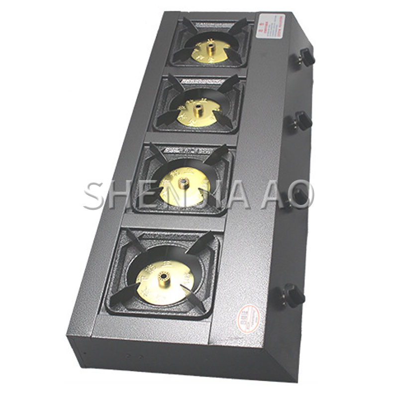 kitchen four stove gas cooktops Energy-saving natural gas/liquefied gas 4KW 4 hole gas cooker cooking appliances commercial