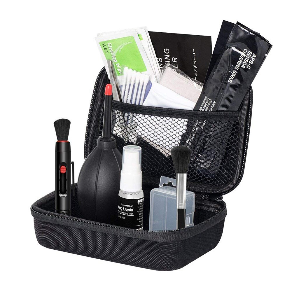 47pcs Camera Cleaner Kit DSLR Lens Digital Camera Sensor Cleaning with Brush For SLR DV Cameras Mobile Phone PC Computer Clean