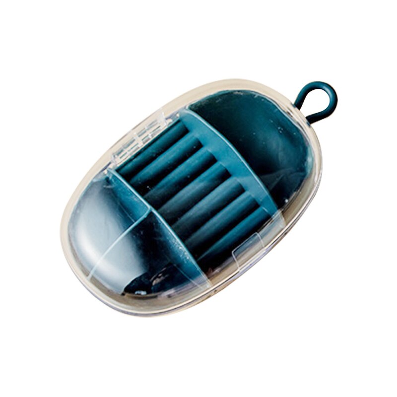 1Pcs Simple Jewelry Box Earrings Portable Jewelry Storage Box Earrings Earrings Ring Small Jewelry Box: Light Green