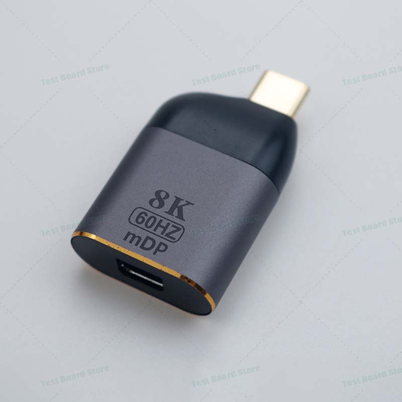 Adaptador USB tipo C a USB 3,1/DP/mini DP, adaptador de vídeo HD para Macbook, teléfono móvil, ordenador portátil, 8K, 1Pce: Lavanda