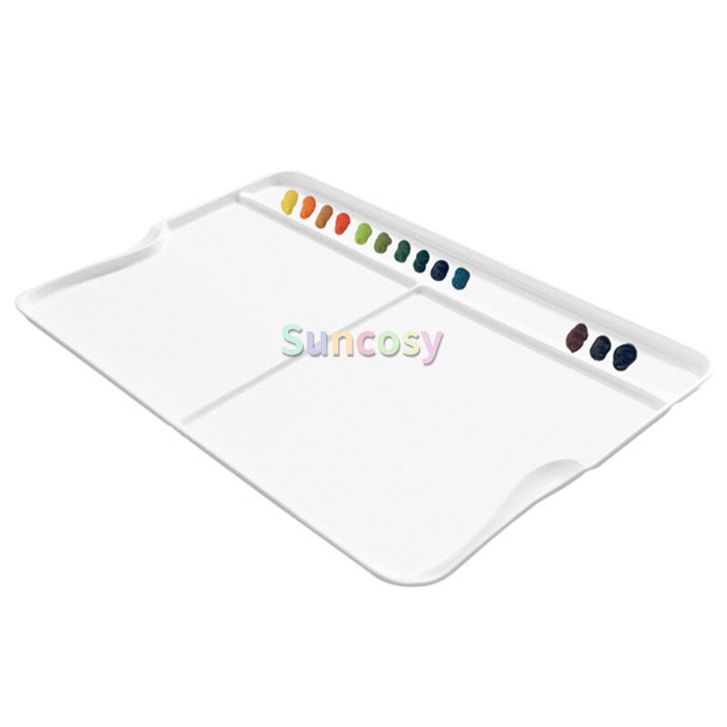 Mijello-paleta hermética a prueba de fugas para acuarelas, paleta de 18 24 33 55-Well, con amplio espacio para Mezcla de colores