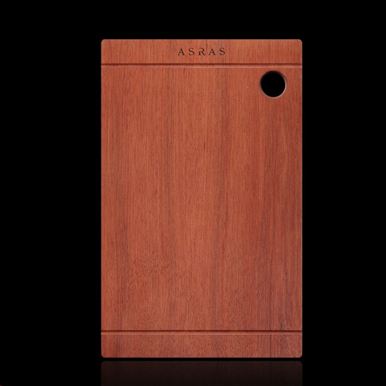 ASRAS-tabla de cortar para fregadero de cocina, tabla de cortar gruesa de caoba, Sapele de madera maciza