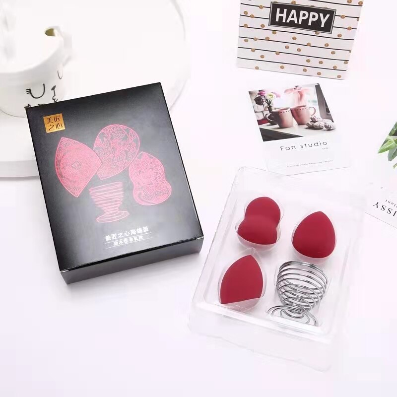 Water Makeup Sponge Blending Face Liquid Foundation Cream Make Up Cosmetic Puff: set 2