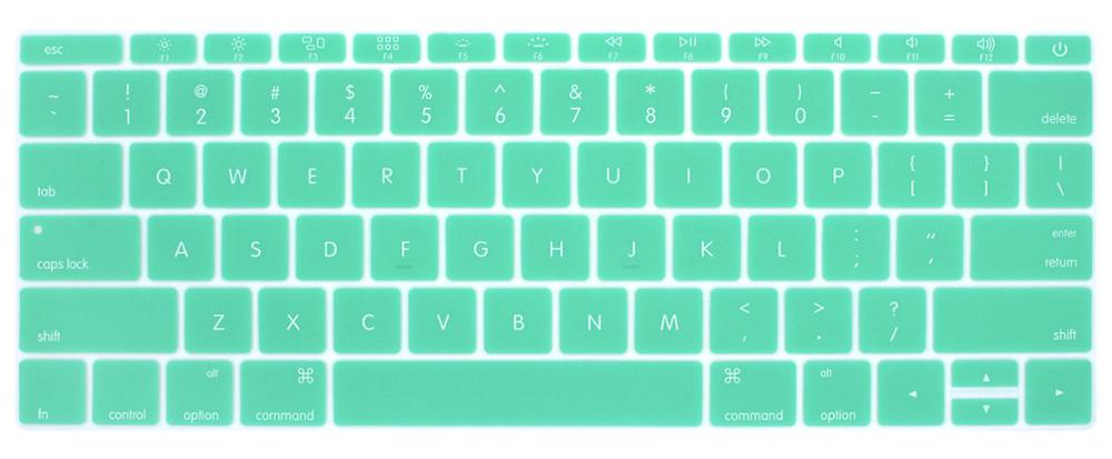 Ons Versioin Zachte Siliconen Toetsenbord Cover Voor Macbook Pro 13 A1708 Geen Touch Bar: Green