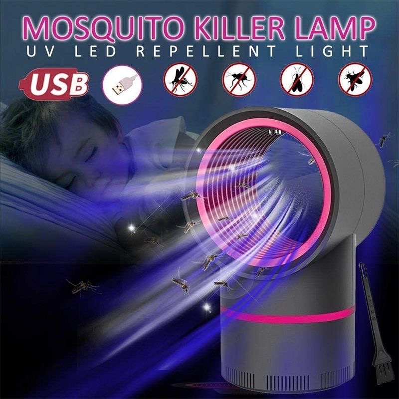 Muggen Killer Lamp Elektrische Fly Trap Insectkiller USB Aangesloten Lamp Outdoor Draagbare Mute Anti Muggen Lamp Insect