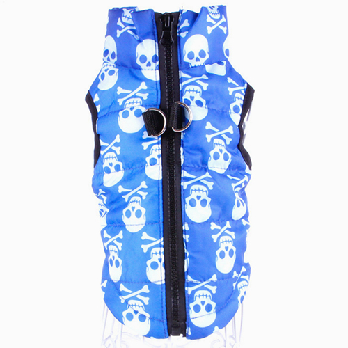 Kamouflage sällskapsdjur hund kläder katt sele kappa väst kläder för små hundar kläder höst vinter varm tröja chihuahua pudel 29: Blå / L