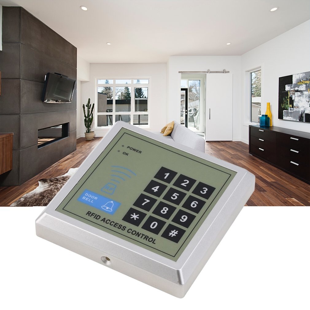 rfid keypad door access control system kit electric Magnetic electronic door lock+10pcs key fobs full set