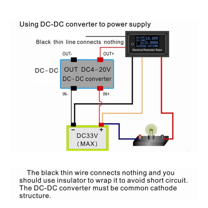 7 in 1 High Accuracy Meter Multipurpose Electrical Parameter Meter OLED Digital Display Fiting for Industrial Workshop
