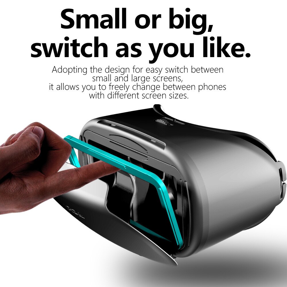 VRGPRO X7 VR Glasses Box For 5 To 7 Inch Smartphones Full Screen VR Headset 3D Helmet Movie Video Game Virtual Reality Devices