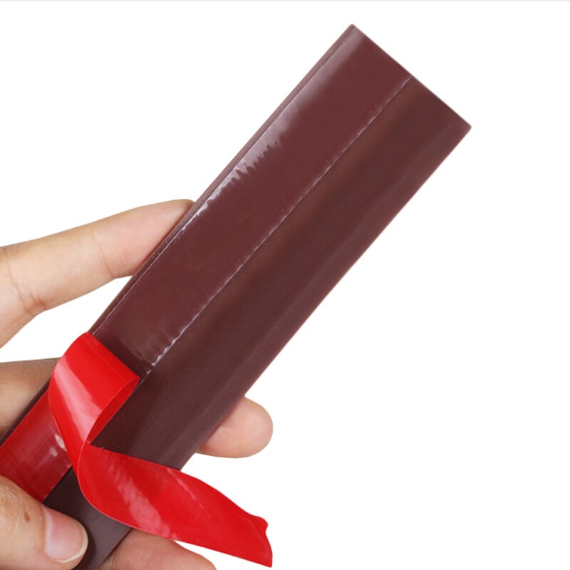 Rubberen Afdichting Strip Deur Strip Bodem Afdichting Sticker Adhesive Anti-Collision Voor Deuren Venster 1 Meter SMR88