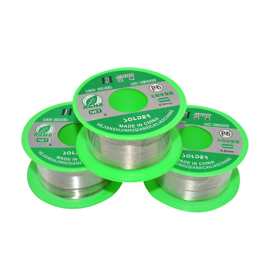 50g Lead-free Solder Wire 0.5-1.0mm Unleaded Lead Free Rosin Core for Electrical Solder RoHs