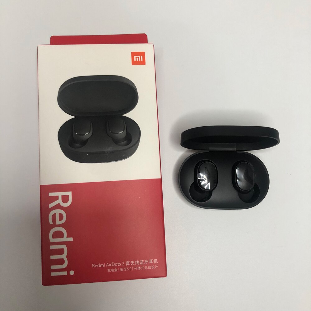 Chinese version Xiaomi Redmi AirDots 2 Wireless Bluetooth 5.0 redmi airdots2 Earbuds In-Ear stereo bass NOT redmi airdots s