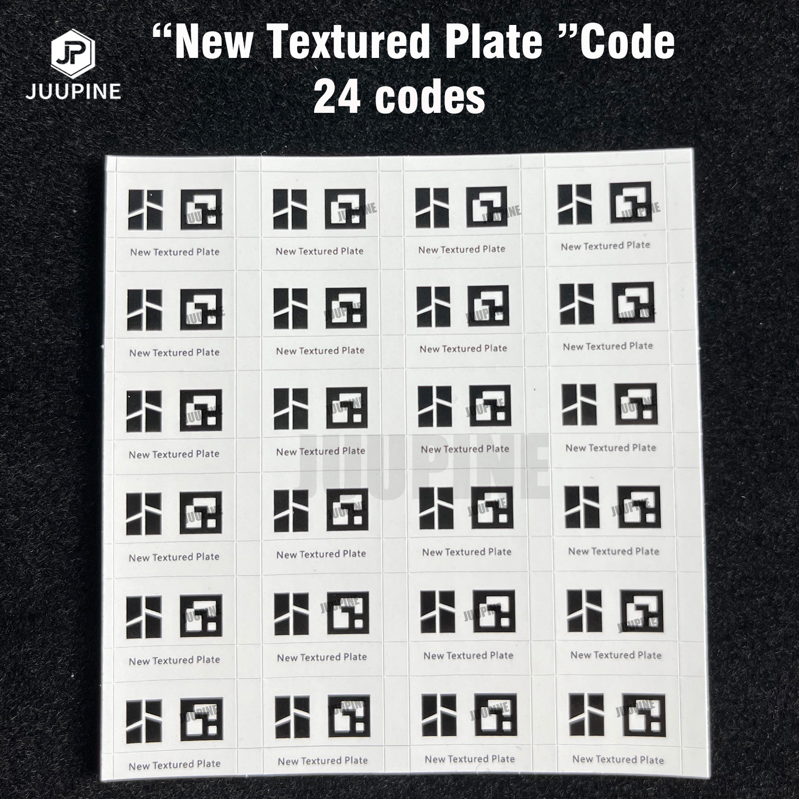 For Bambulab X1 Carbon QR Code For Bambu Lab X 1 Carbon Build Plate QR CODE For Bambulab X1 Sticker Third Party Build Plates: 2.2mm / black