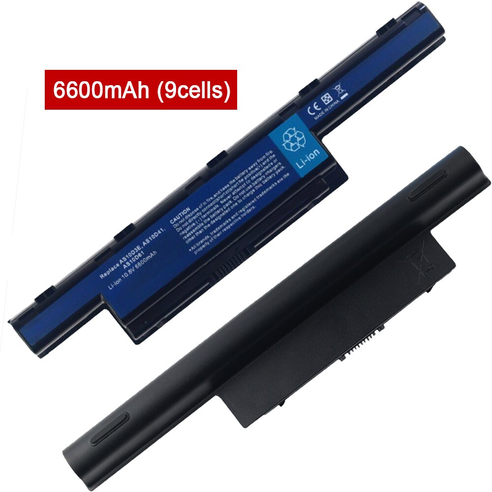 Pour Acer Aspire 4741g 7750g 5742g 5745g 5560g 5741g 5750g V3 V5 AS16A5K AS16A7K AS16A8K AS10D31 AS10D51 AS10D71 Batterie D&#39;ordinateur Portable