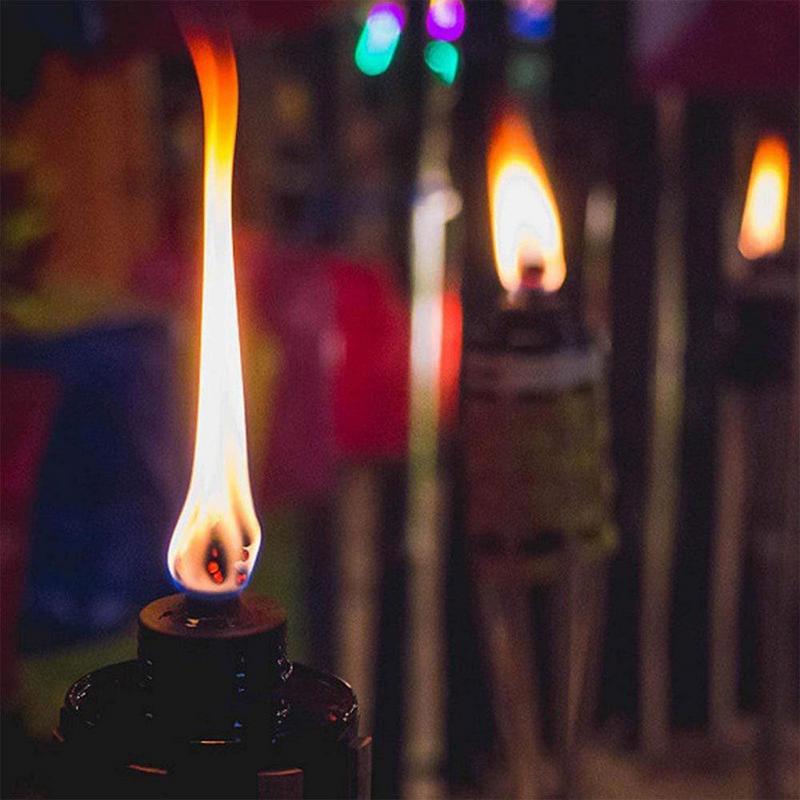 Lampada stoppino 10 pezzi torcia in fibra di vetro per esterni stoppino stoppini per bottiglie di vino fai da te per torce da esterno illuminazione per terrazza luci da giardino lampade a olio