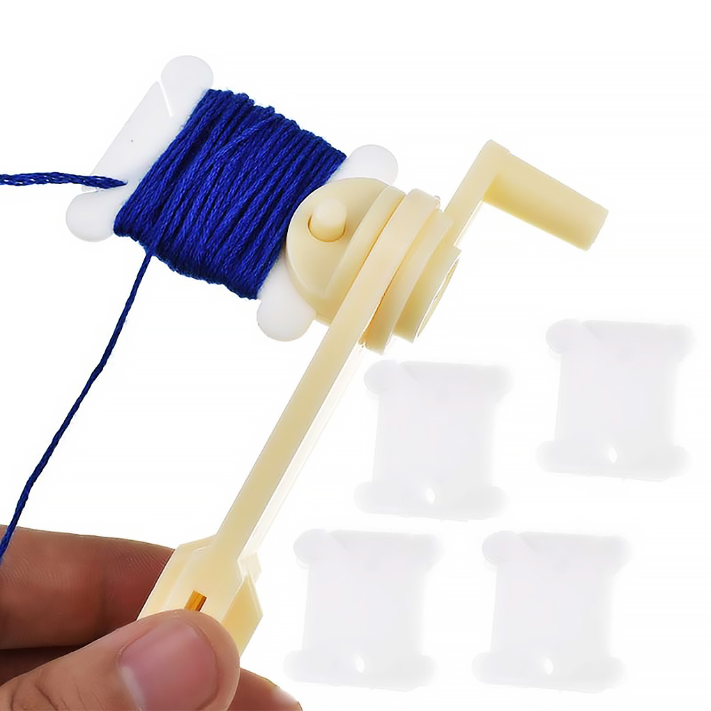 Plastic Embroidery Floss Organizer Box 36 Grid Thread Bobbins Container Cross Stitch Sewing Storage DIY Sewing Accessories Set