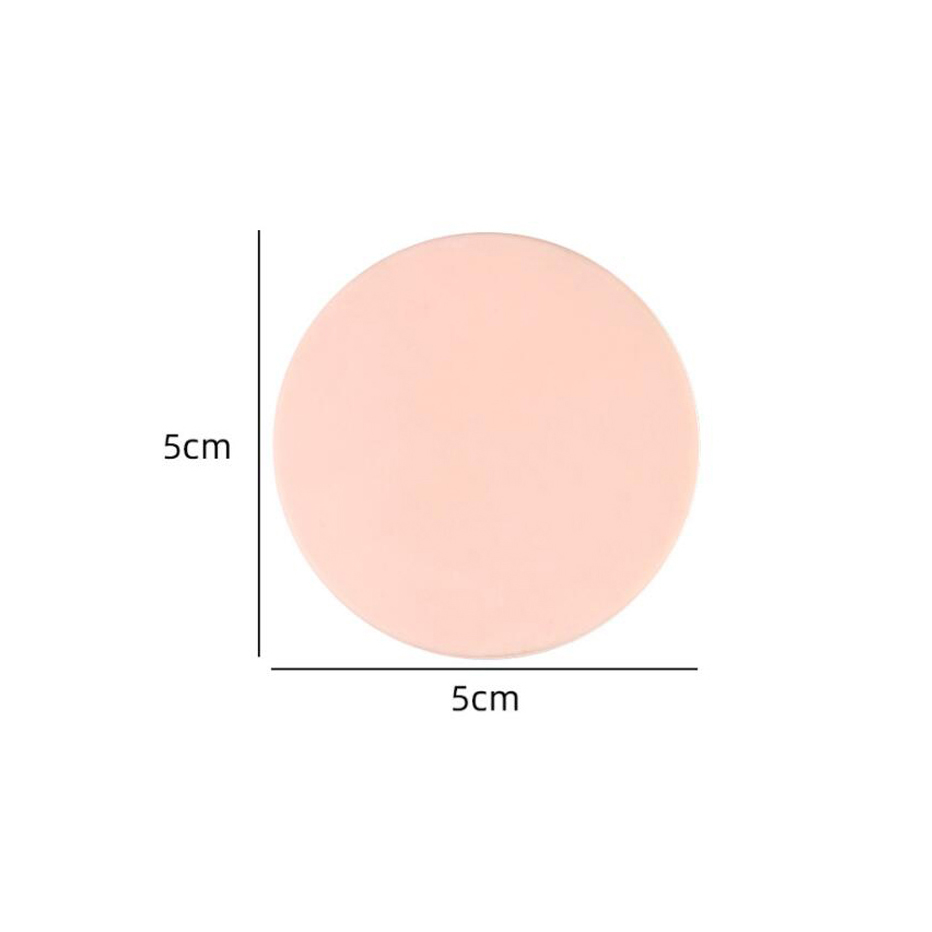 Deurstopper Siliconen handvat Bumpers Zelfklevende Deurstopper Bescherming Porte Pad Mute Sticker Ronde vierkante muurbeschermer Pad: Black