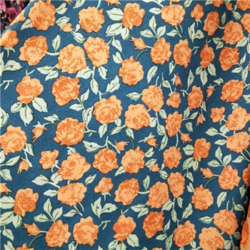 Mode Bedrukte Stof Diy Jurk Sjaal Satijn Stof Italiaanse Kleding Polyester Stof Materiaal Doek: Rood