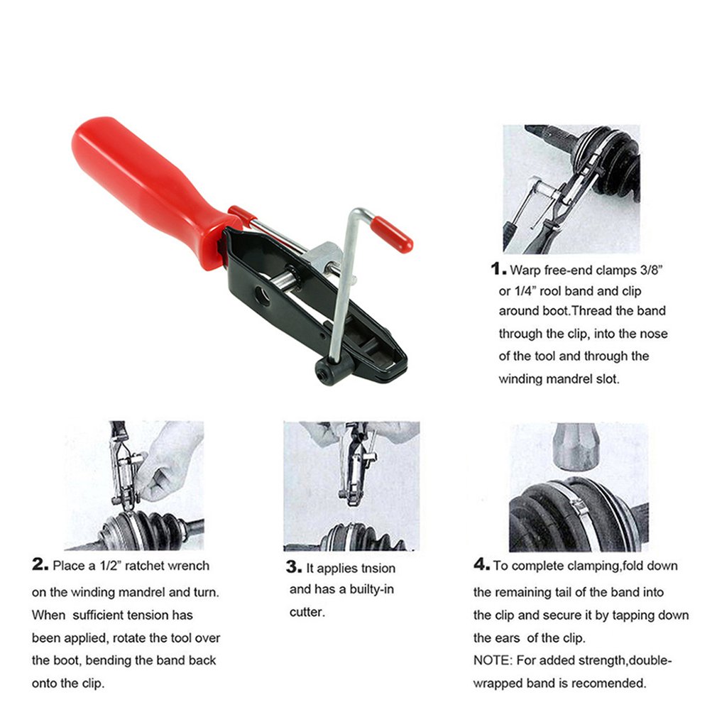 Stof Mouw Klem Bundel Klem Bal Klem Hoop Klem Kooi Removal Tool Uitlaatpijp Lifting Oor Verwijderen Tang