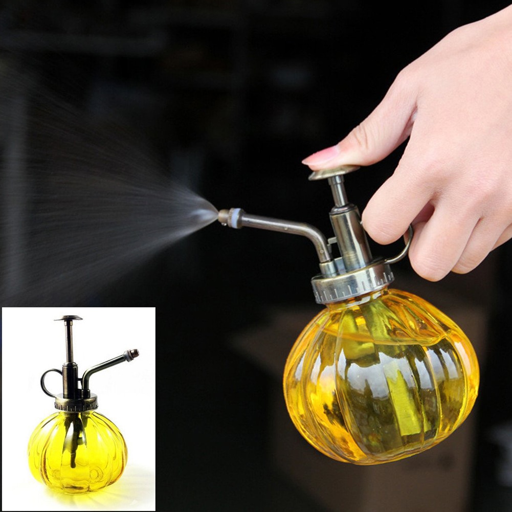 Vintage græskar form plante blomst sprinkler vand spray flaske haven værktøj
