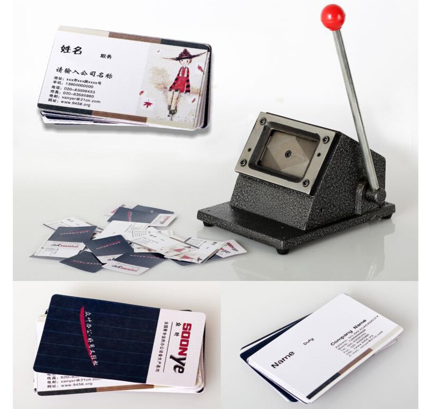 86*54 round corner manual pvc card machine punch card machine card machine paper cutter business card card machine