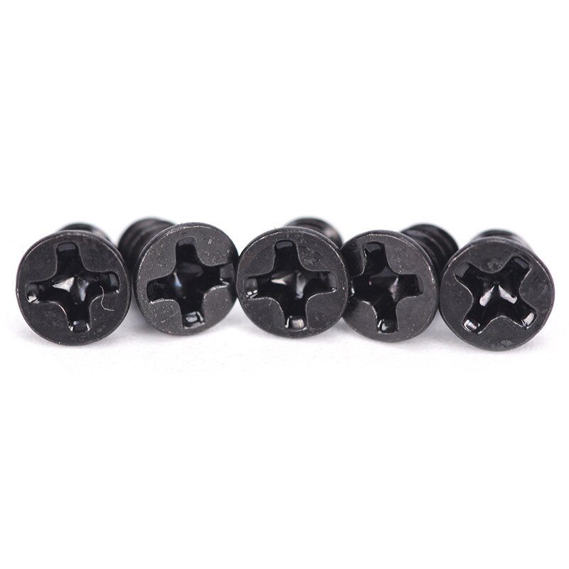 100PCS 3.5" Hard Drive Tray Computer Chassis Hard Disk Black Screw Computer Chassis Hard Disk Screw For PC