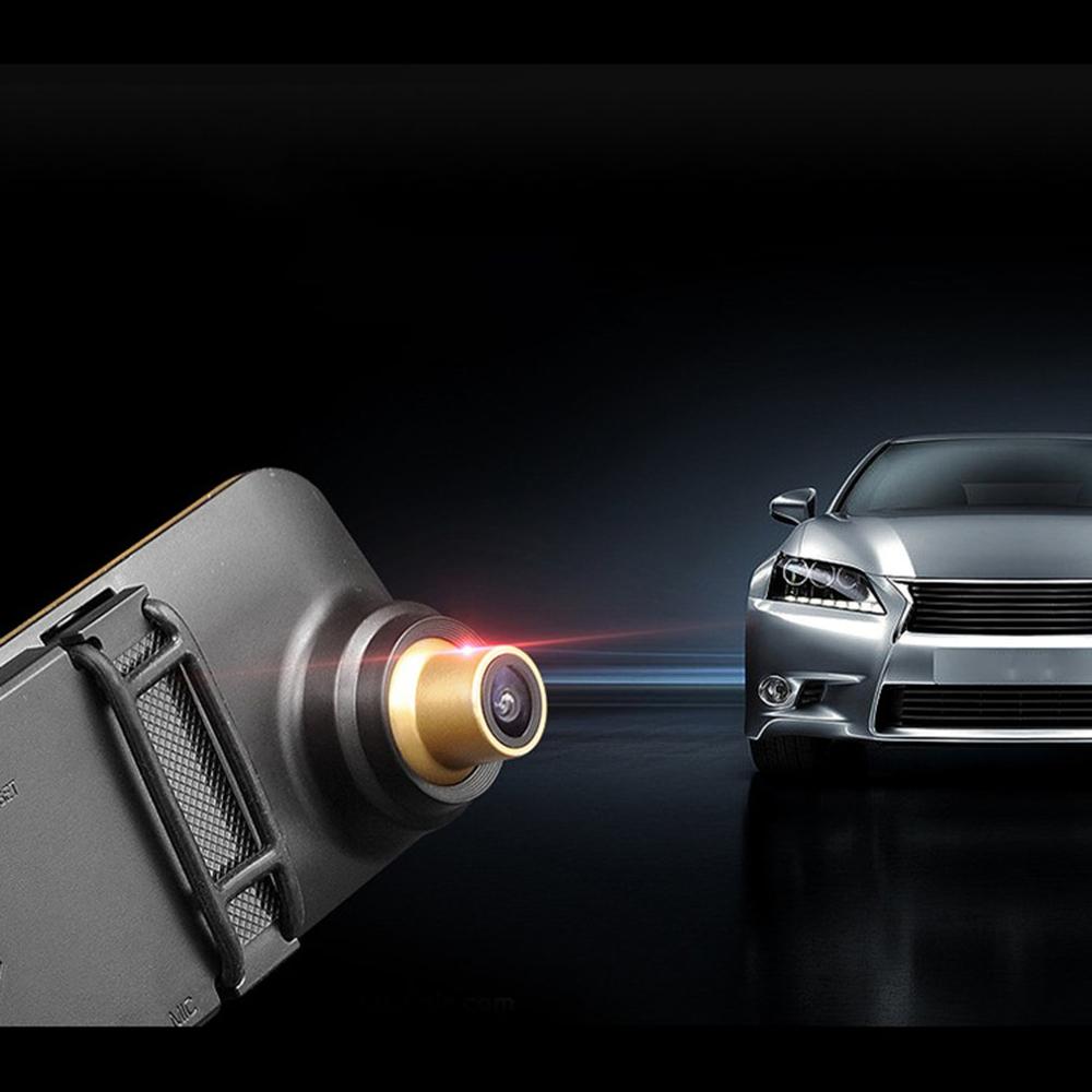 4.3"HD Car DVR Rear View Mirror Video Recorder Dual Cam Reversing Camera Driving Recorder HDMI Video Recorder