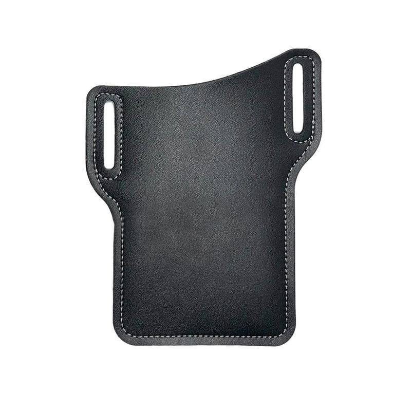 Universal Brown Leather Waist Belt Loop Cellphone Phone Protection Case Bag Holster Men Women Cell Phone Bag 6 Colors: black