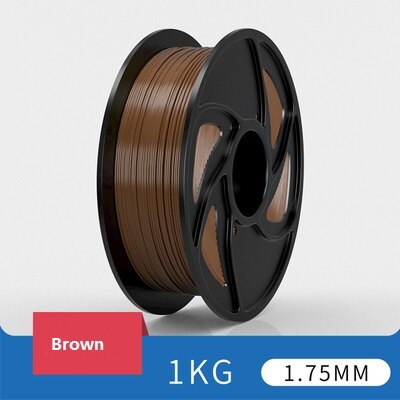 PLA 3D Printer Filament 1.75mm 30 Colors Sample for 3D Printing Materials: Brown
