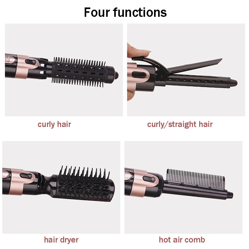 air brush hair dryer Electric brush curly straight hair dryer comb Multifunctional hair styling tool for women SU405