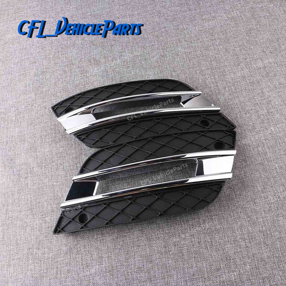 Pair DRL Light Lamp Cover Front Bumper Grille 1648801924 1648802024 For Mercedes-Benz ML350 ML450