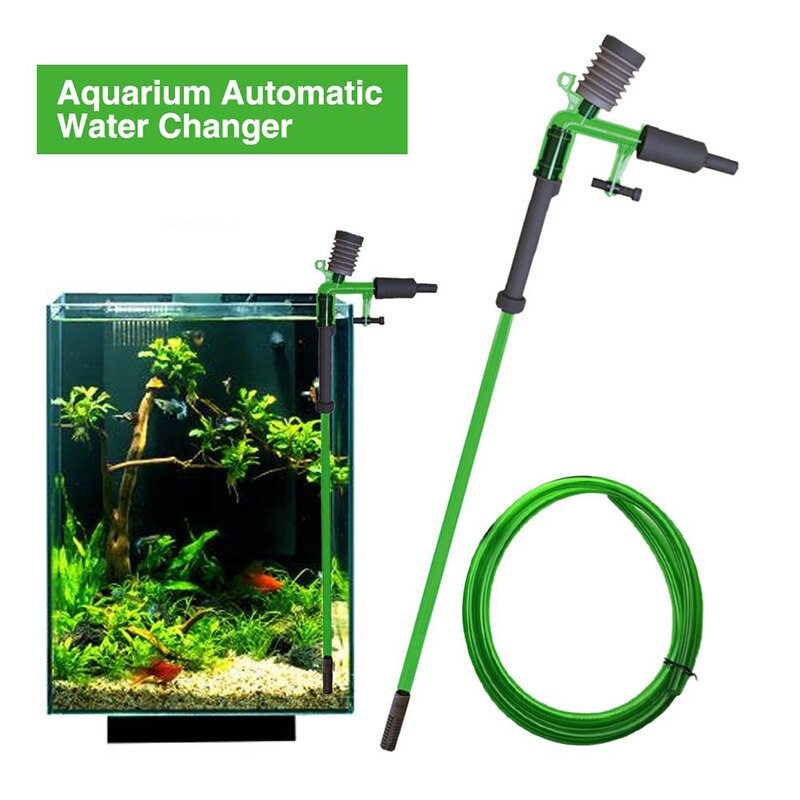Krachtige Zuigkracht Filter Cleaner Aquarium Sifon Filter Cleaner Water Changer Voor Handmatige Pomp Pijp Vis Tank