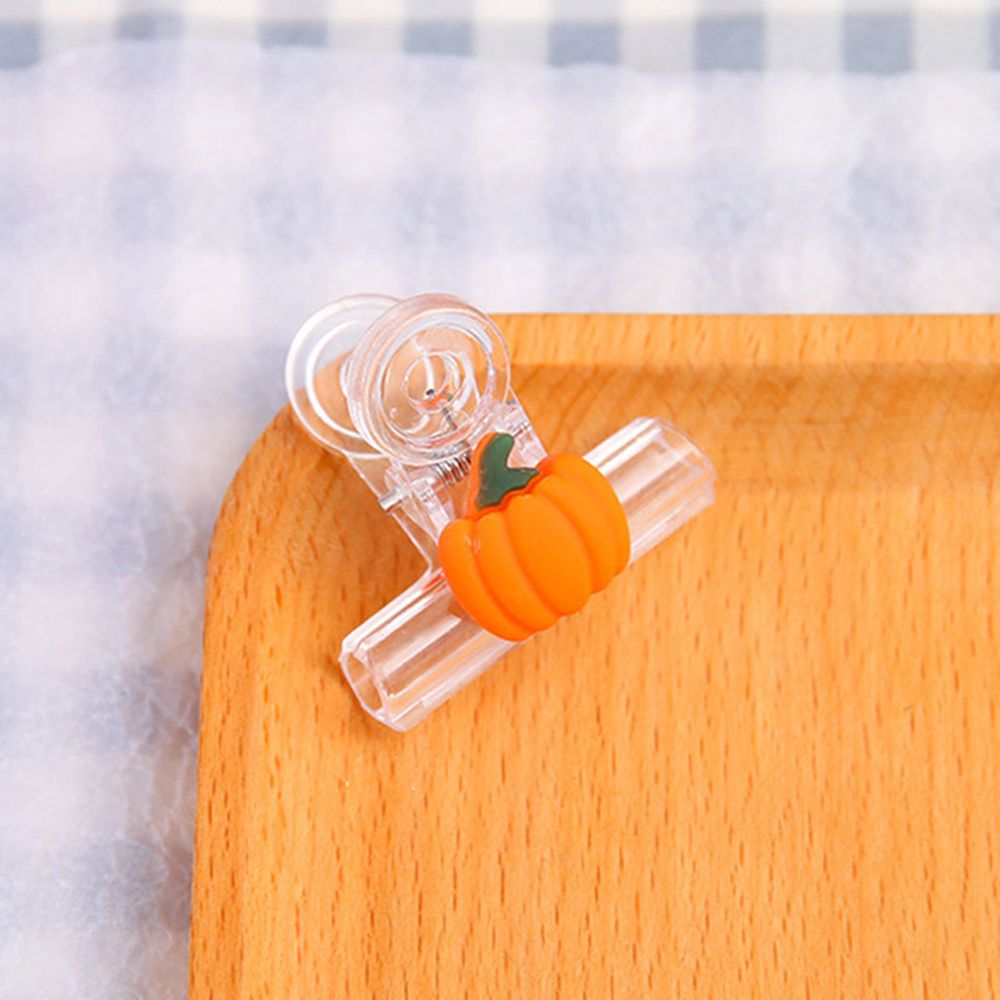 Plastic Index Klem Bindmiddel Clip Pagina Houder Cartoon Snacks Afdichting Clip Transparante Clip Paperclip Bindmiddel Clips: 11