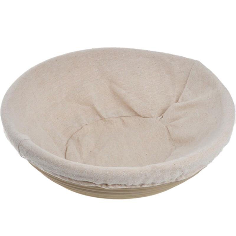 Cubierta de tela de lino para la cesta de fermentación de pan y panaderos caseros horneados pan hacer pan