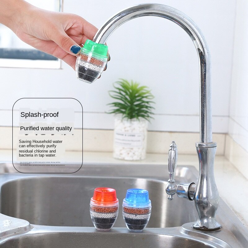 Water Purifier Activated Carbon 5-layer Filter Faucet Tap Filter Tap water Clean Home Improvement