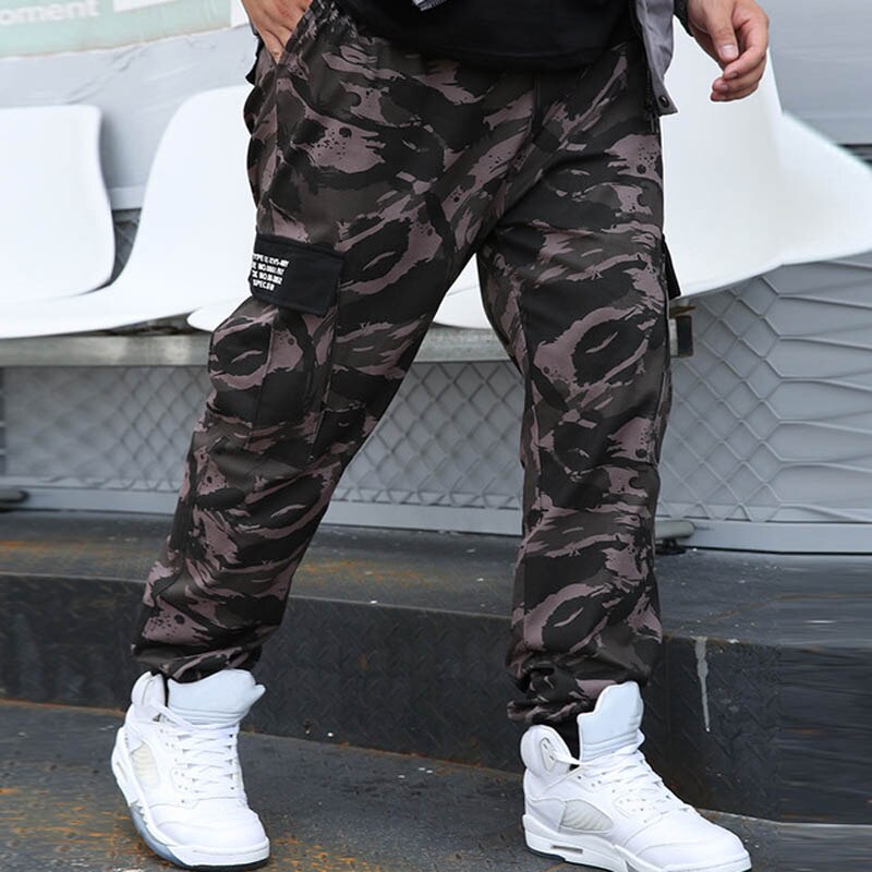 Pantalon de camouflage pour homme, grande taille, 5XL 6XL 7XL 8XL 9XL, ample, taille élastique, décontracté, printemps automne: XXXL