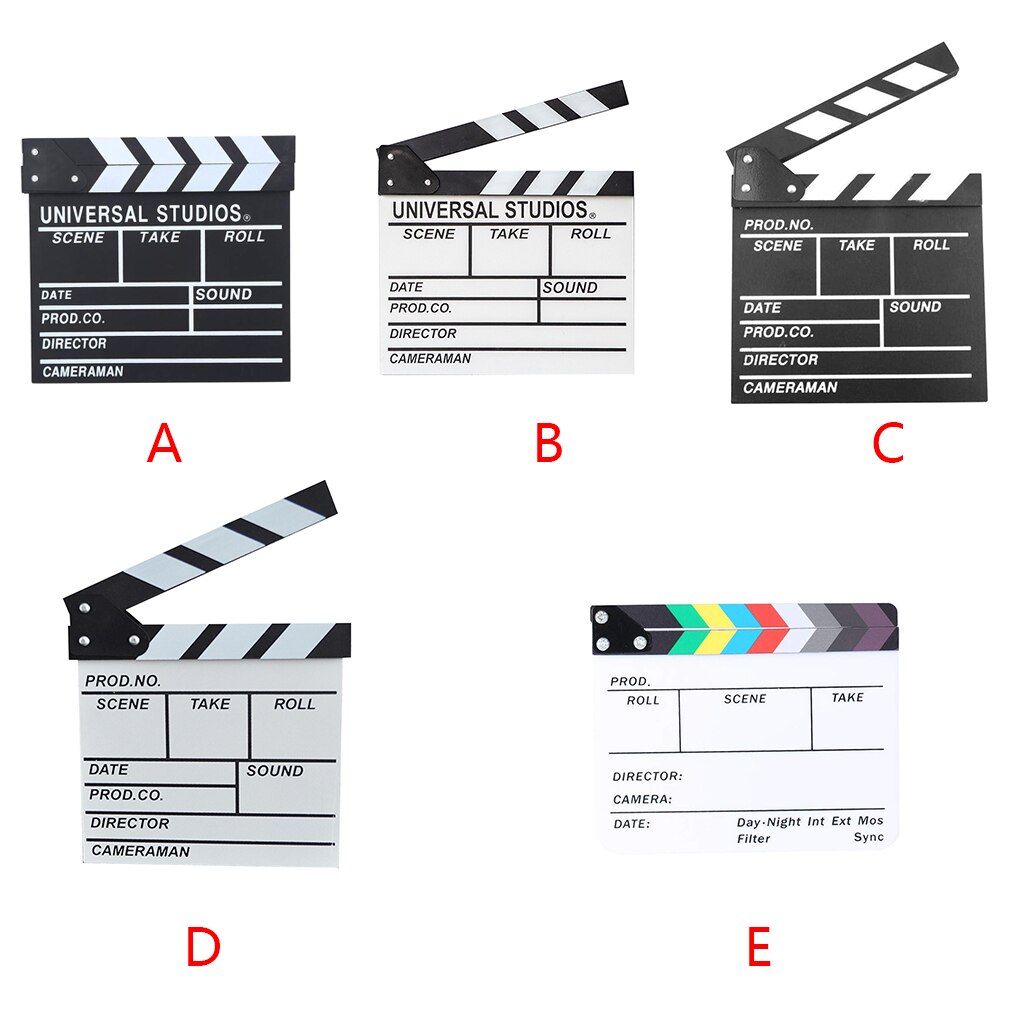 Réalisateur Film Clap Action scène claqueur conseil en bois Film Clap ardoise théâtre fête décoration Film claqueur conseil